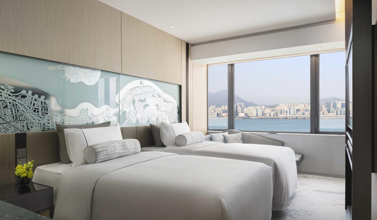 Zweibettzimmer mit Hafenblick – obere Etage